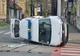 Mașină a Poliției Locale din Arad, implicată într-un accident