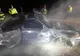 O mașină a fost incendiată pe o stradă din Ineu. Autoturismul a fost distrus în totalitate