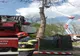 Pompierii arădeni au salvat un bărbat rămas blocat la peste 20 de metri înălțime,  în timp ce tăia niște crengi