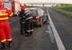 Arad: 7 persoane rănite într-un accident pe autostrada Arad - Timișoara