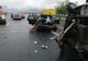 Accident în lanț pe autostradă, aproape de vama Nădlac. Șapte victime, dintre care trei copii