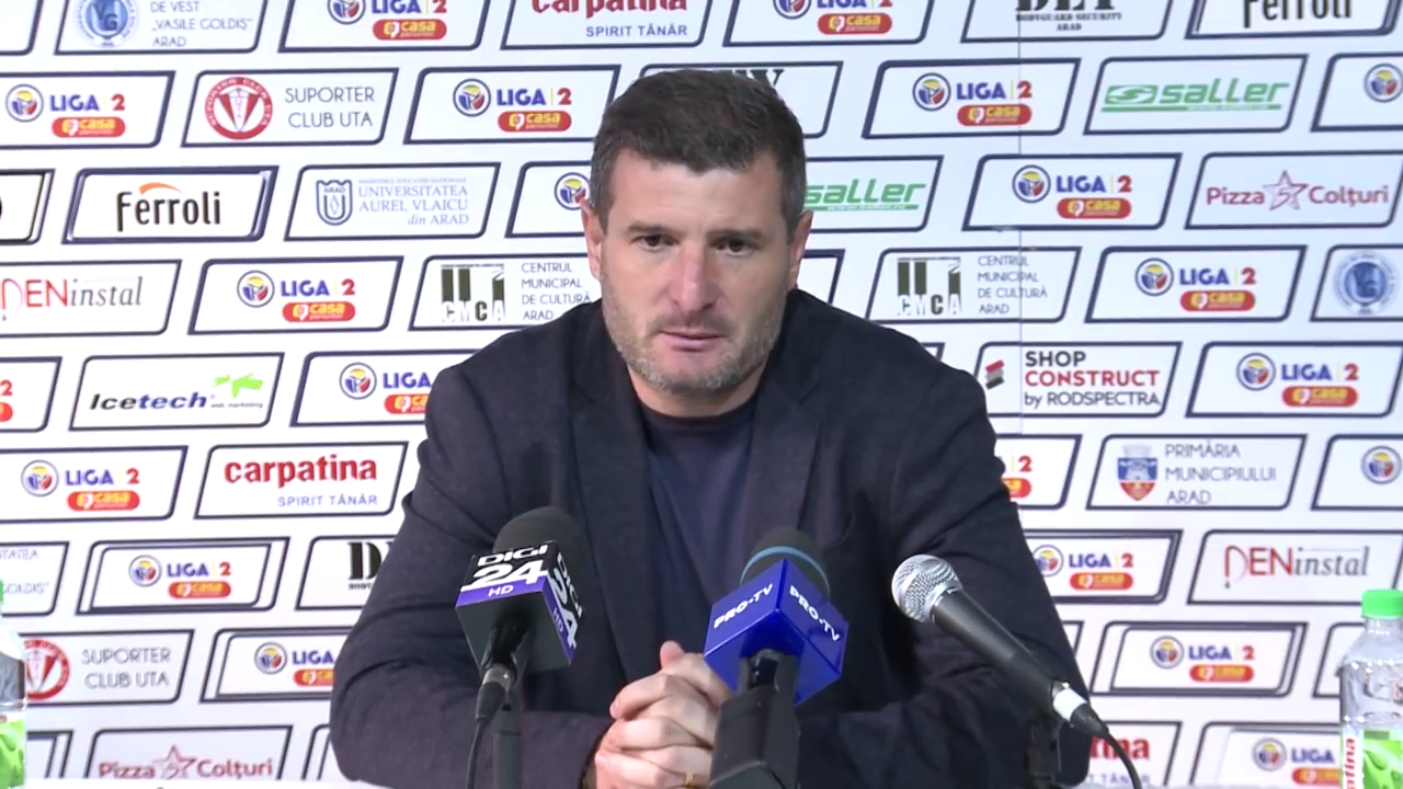Arad: VIDEO UTA Arad este lider provizoriu în Liga a II-a. Ce le-a spus antrenorul Lazslo Balint ...